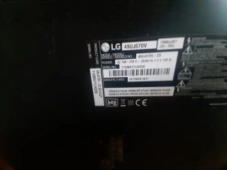 TV LG Smart 49UJ670V 49 pulgadas la tv esta repara