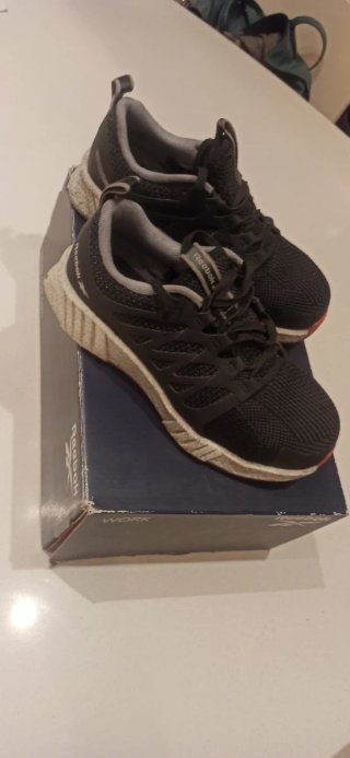 Scarpe antinfortunistiche Reebok donna nere rosse