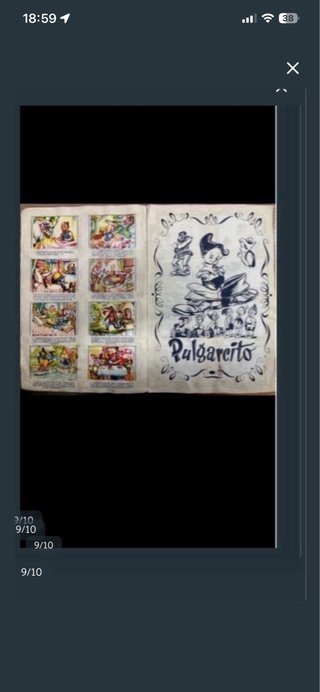 Álbum Cromos Caperucita Roja Pulgarcito Cenicienta