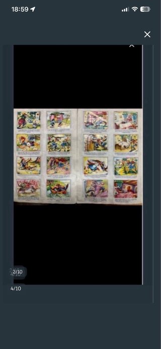 Álbum Cromos Caperucita Roja Pulgarcito Cenicienta