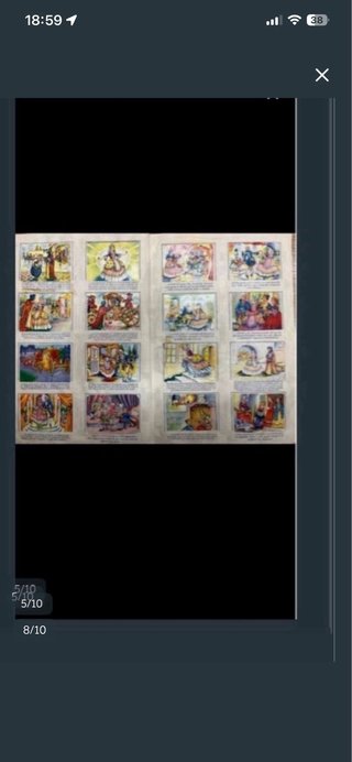 Álbum Cromos Caperucita Roja Pulgarcito Cenicienta