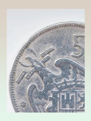 Moneda 5 Pesetas 1957 Estrella 67