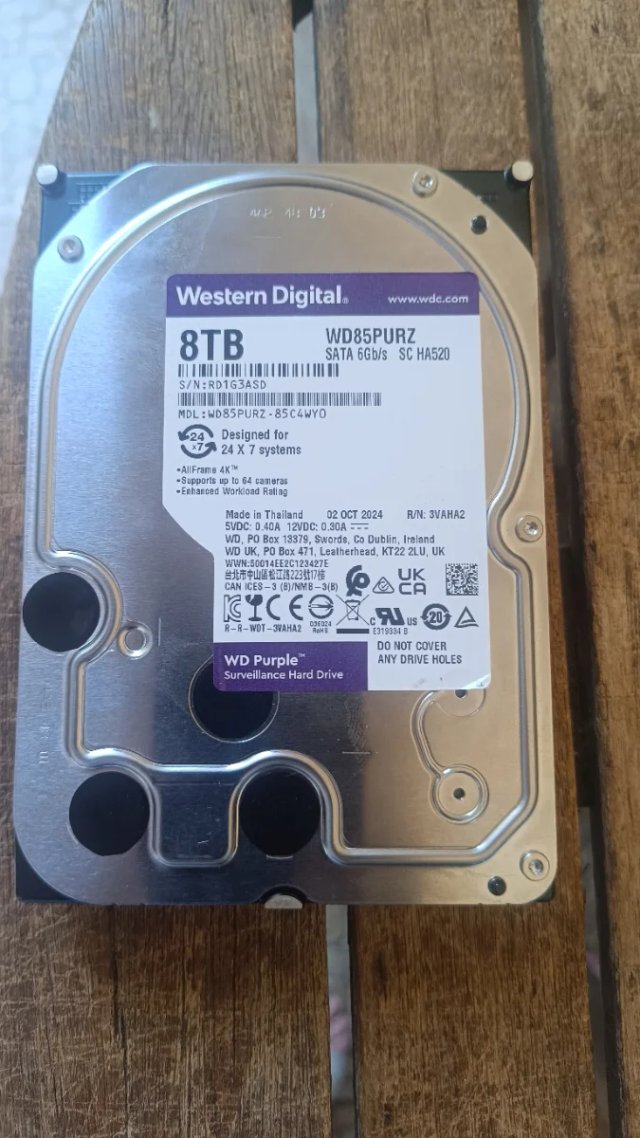Disco Duro Western Digital WD Purple 6TB