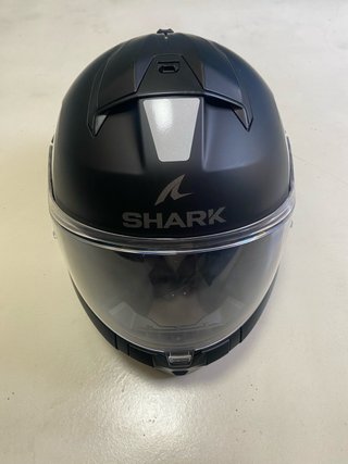 Casco de Moto Shark Negro, para niños.