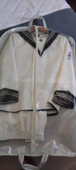 Traje de Comunión Marinero Blanco. Talla 12