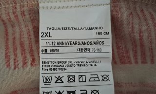 Blusa Benetton para niña 11-12 años