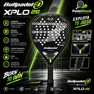 Pala de Pádel Bullpadel Xplo 26