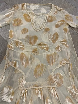 Vestido fiesta mujer antiguo, años 20