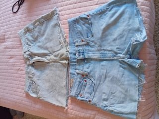 2 Pantalones Cortos Vaqueros talla L