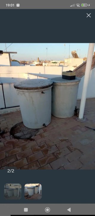 Depósitos agua poliéster 500L
