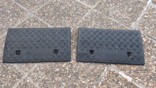 Set de 2 Rampas de Acceso moto silla de ruedas