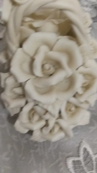 Cesto Decorativo Rose Marmo Albastro