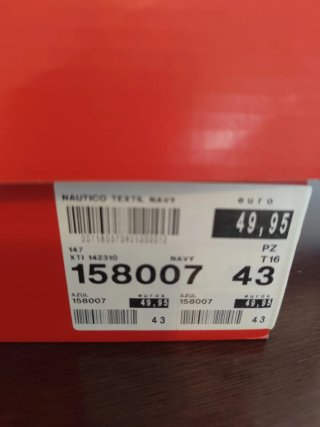 Zapatos náuticos Xti textil navy talla 43