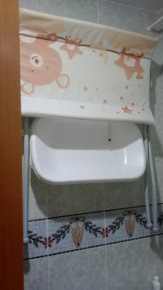 Bañera bebé con cambiador