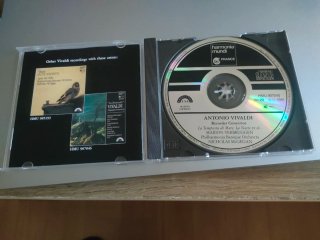 CD Vivaldi: Recorder Concertos - McGegan