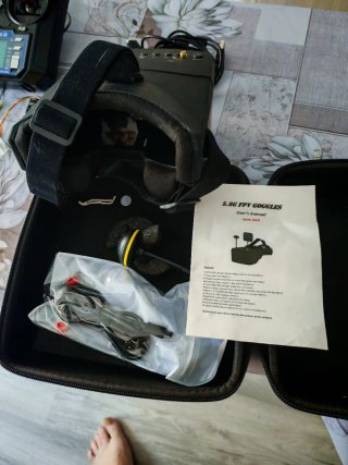 Emisora Flysky FS-I6 y gafas FPV