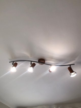 Aplique de techo con 4 focos