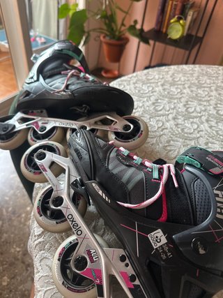 Patines Oxelo con casco y protectores