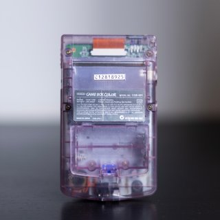 Game Boy Color Morado Transparente