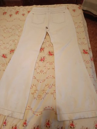Pantalones blancos mango