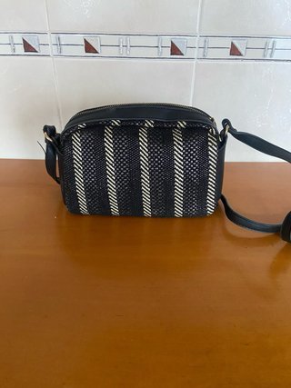 Bolso Tous Bandolera Negro y Beige