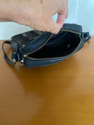 Bolso Tous Bandolera Negro y Beige
