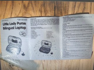 Computadora Didáctica Little Lady Purse Bilingual
