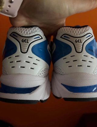 Asics Gel Zapatillas Deportivas Blancas y Azules