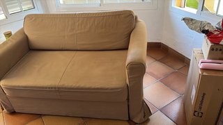 Sofá Urgente Beige/Marrón