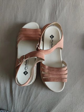 Sandalias Piesanto Rosa y Blanco