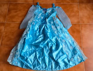 Disfraz Elsa Frozen Talla 7-8 años. Disney