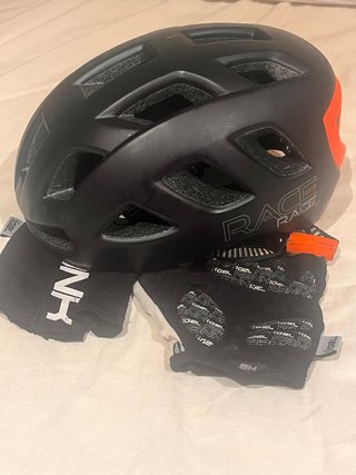 Casco BH Race + Guantes Gel + Gafas Spiuk