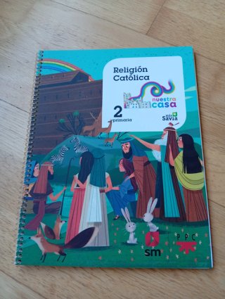 Libro de texto: Religión Católica 2° Primaria SM
