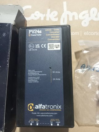 Convertidor Alfatronix24V a 12V. PROFESIONALCAMIÓN
