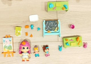 Lote Juguetes Pinypon Escuela y Tienda de golosina