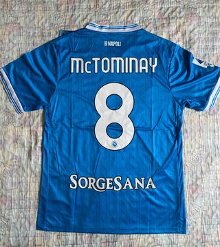 Maglia Napoli Home McTominay 8 Anno 25/26 Taglia M
