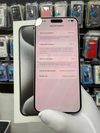 iPhone 15 Pro Max 256GB/100% bat cambiada buen est