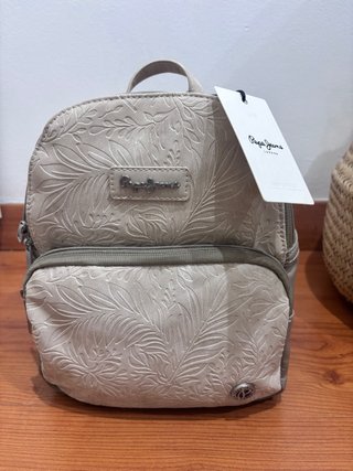Mochila Pepe Jeans Jana 26cm Beige