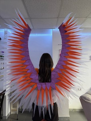 Disfraz Carnaval Alas Plumas