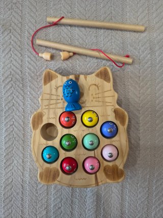 Juego de Pesca Infantil de Madera