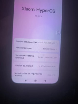 Móvil negro en perfecto estado