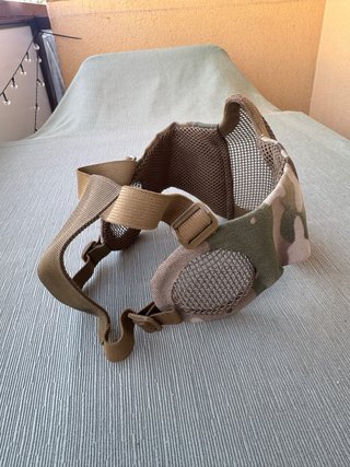 Máscara táctica camuflaje malla