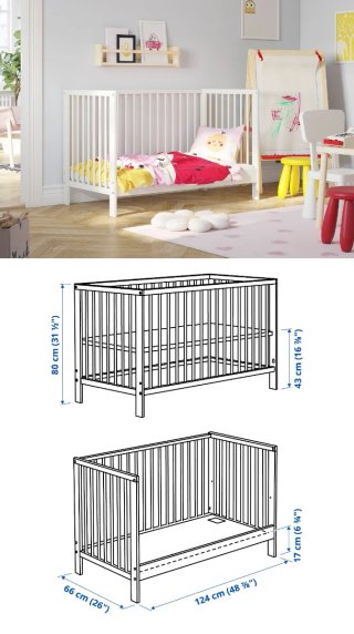 Cuna Ikea Gulliver 60x120 cm