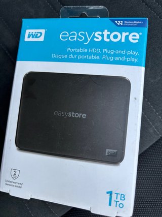 Disco Duro Externo WD Easystore 1TB Portátil