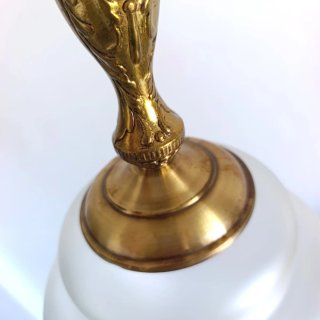 Lámpara Bronce y Cristal