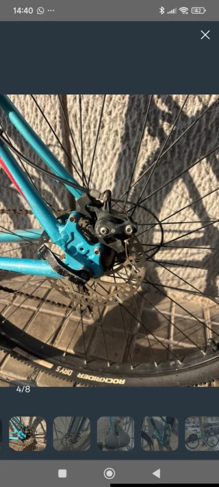 Bicicleta azul