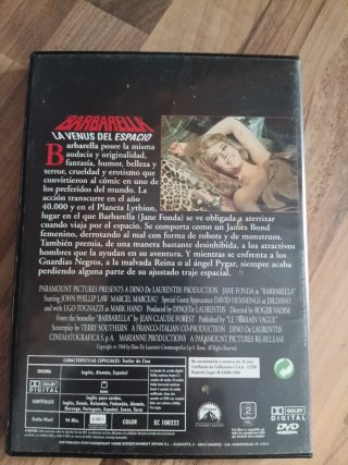 DVD Barbarella: La Venus del Espacio
