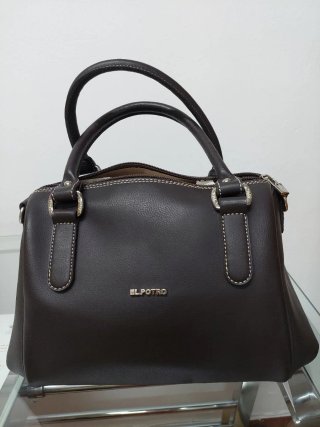 Bolso de Cuero Marrón El Potro