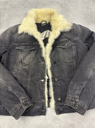 Cappotto GAS grigio con pelliccia