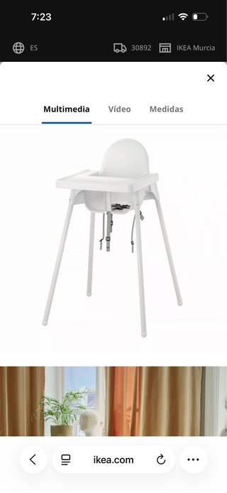 Trona Ikea Blanca